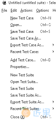 Save test case