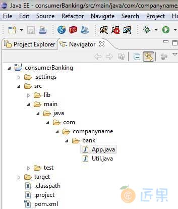 maven project in Eclipse.